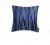 Blue Silk Cushion With Stripes