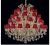 Classical Red Decor Chandelier