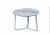 Clean White Marble End Table