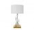 Brass Gold Glass Table Lamp