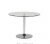 Glass Top Round Restaurant Table
