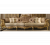 Classic Style Beige Sofa With Gilded Carved Legs