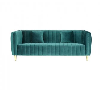 Full Green Long Sofa