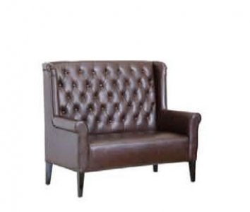 Chesterfield Leather Restaurant Sofa Booth Seating