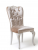 Glossy Silver Luxury Dining Chair