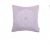 Soft Lilac Cushion With Abstract Medallion