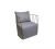 Gray And Gold Armchair