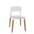 Rustic Upholstered Wood Restaurant Chair