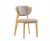 Solid Wood Upholstered Restaurant Chair With Concise Design