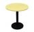 Yellow Round Restaurant Table